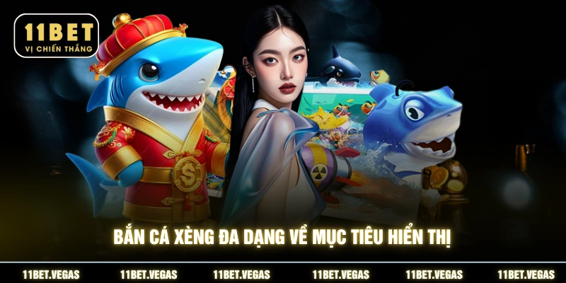 Bắn cá xèng đa dạng về mục tiêu hiển thị