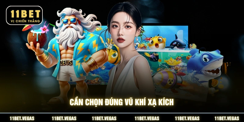 Cần chọn đúng vũ khí xạ kích