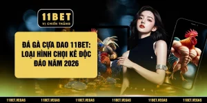 Đá Gà Cựa Dao 11BET: Loại Hình Chọi Kê Độc Đáo Năm 2026